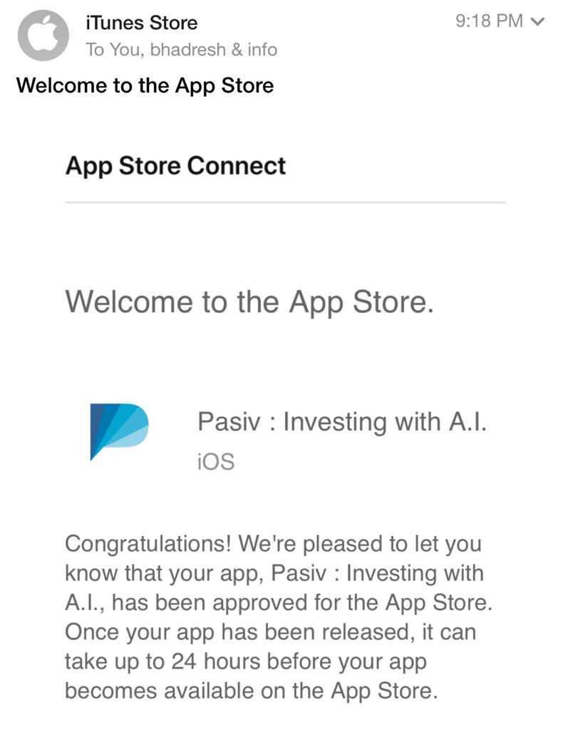 Pasiv is here! We have launched on the iOS App Store