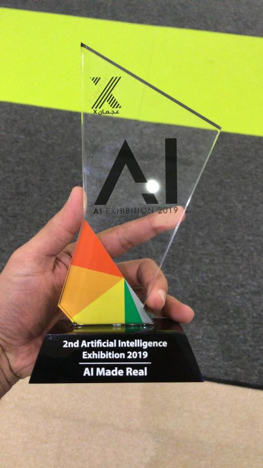 Award presented to Pasiv for the A.I. competition