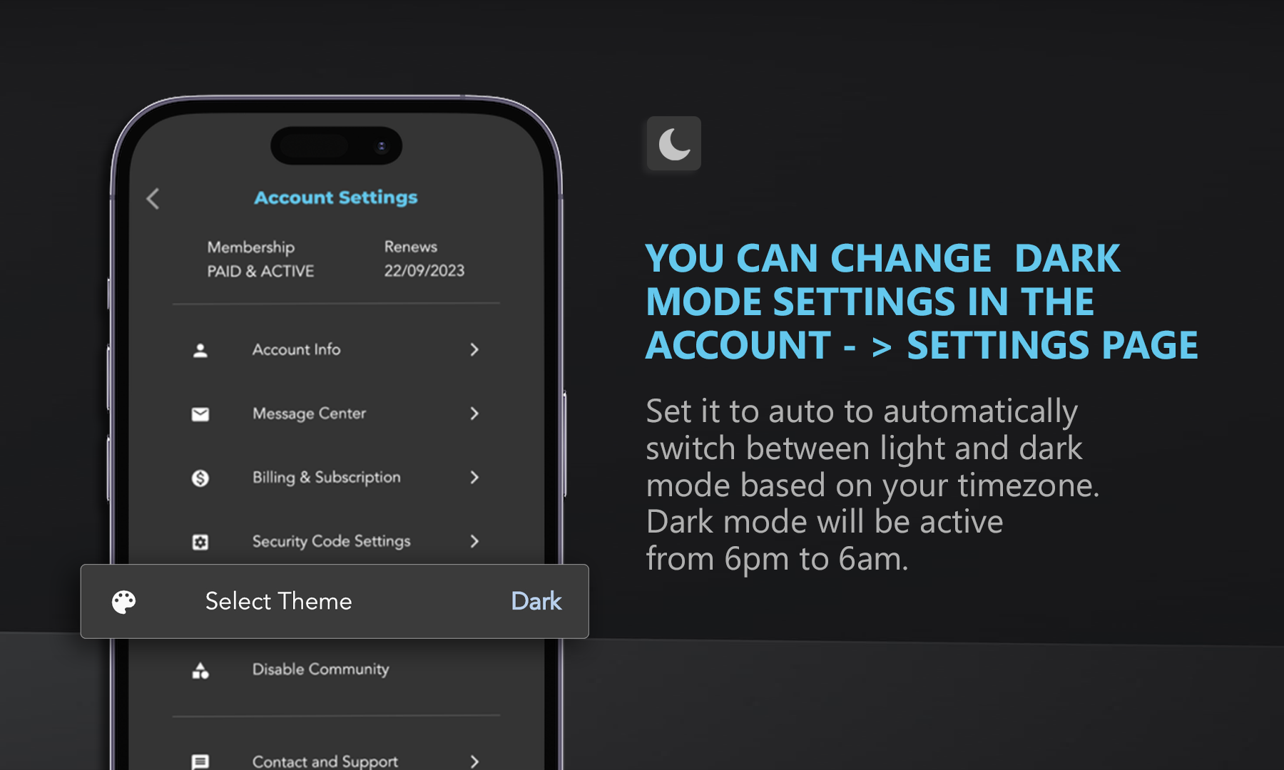 Say Hello to the Darkside - Introducing Dark Mode