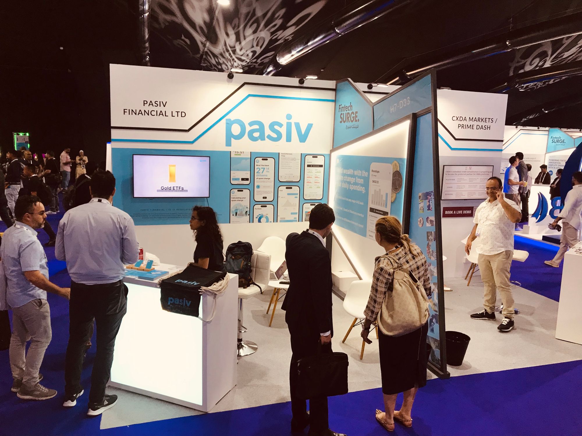 Pasiv Unveils Spare Change Investing Technology at GITEX Fintech Surge